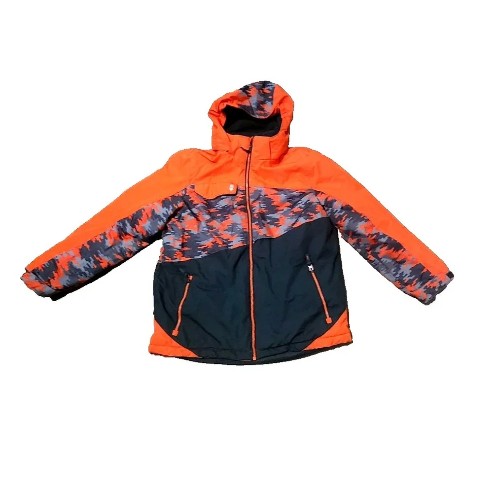 Free Country Boys Winter Jacket Gary Orange with Removable‎ Hood XL 18/20